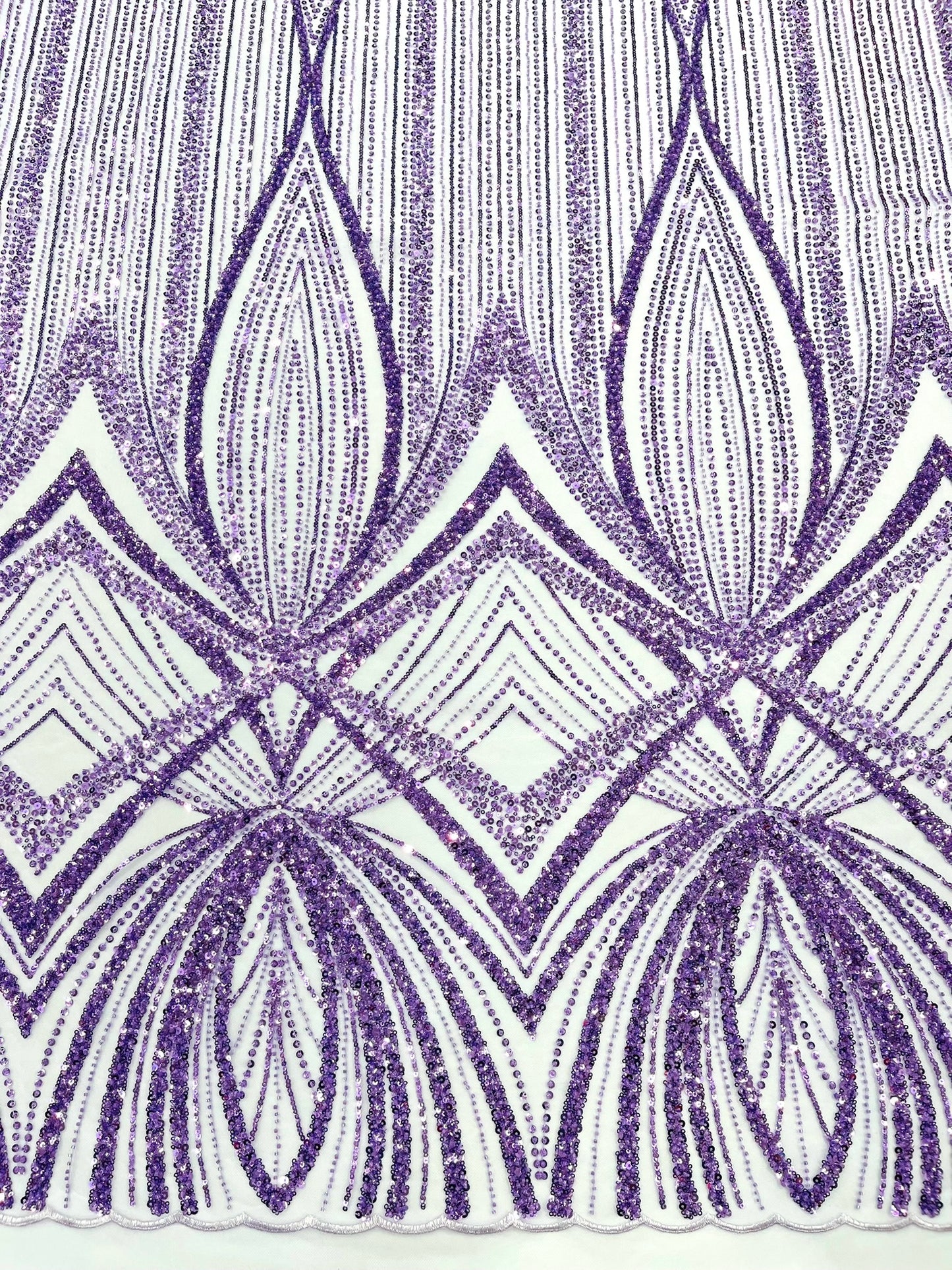 Geometric New York Fashion Beaded Lace Fabric| Prom| Wedding.