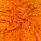 All-Over 5mm Shiny Sequins Stretch Velvet 54" Wide| New Creations Fabric & Foam Inc.