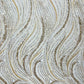 Luxury Wave Beaded Lace Fabric| Prom| Wedding| By The Yard.