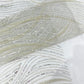 Luxury Wave Beaded Lace Fabric| Prom| Wedding| By The Yard.
