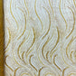 Luxury Wave Beaded Lace Fabric| Prom| Wedding| By The Yard.