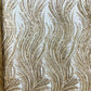 Luxury Flame Beaded Lace Fabric| Prom| Wedding| By The Yard.