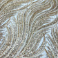 Luxury Flame Beaded Lace Fabric| Prom| Wedding| By The Yard.