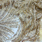 Luxury Flame Beaded Lace Fabric| Prom| Wedding| By The Yard.