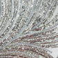 Luxury Flame Beaded Lace Fabric| Prom| Wedding| By The Yard.