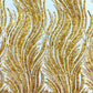 Luxury Flame Beaded Lace Fabric| Prom| Wedding| By The Yard.