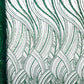 Luxury Feather Damask Beaded Lace Fabric| Prom| Wedding| By The Yard.