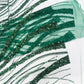 Luxury Feather Damask Beaded Lace Fabric| Prom| Wedding| By The Yard.