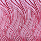 Luxury Feather Damask Beaded Lace Fabric| Prom| Wedding| By The Yard.
