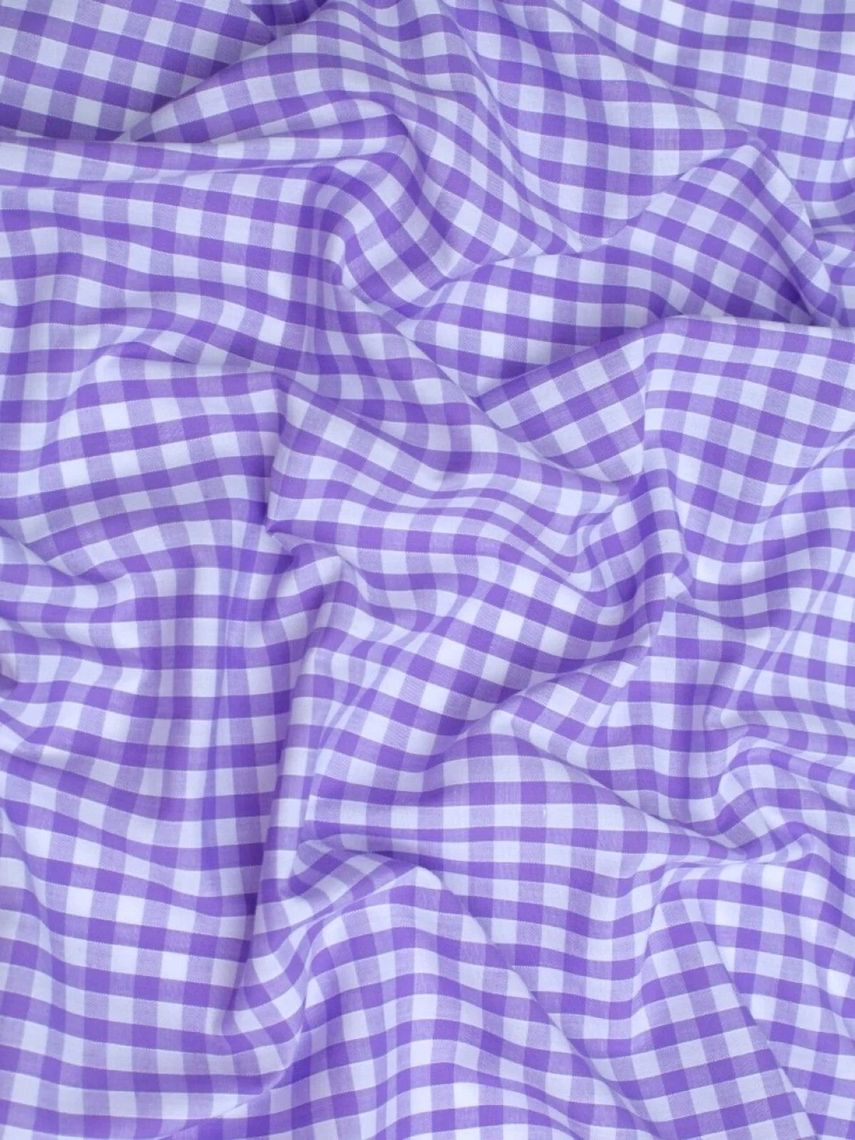 Gingham 1/4" Checkered Poly Cotton 58" Wide| New Creations Fabric & Foam Inc.