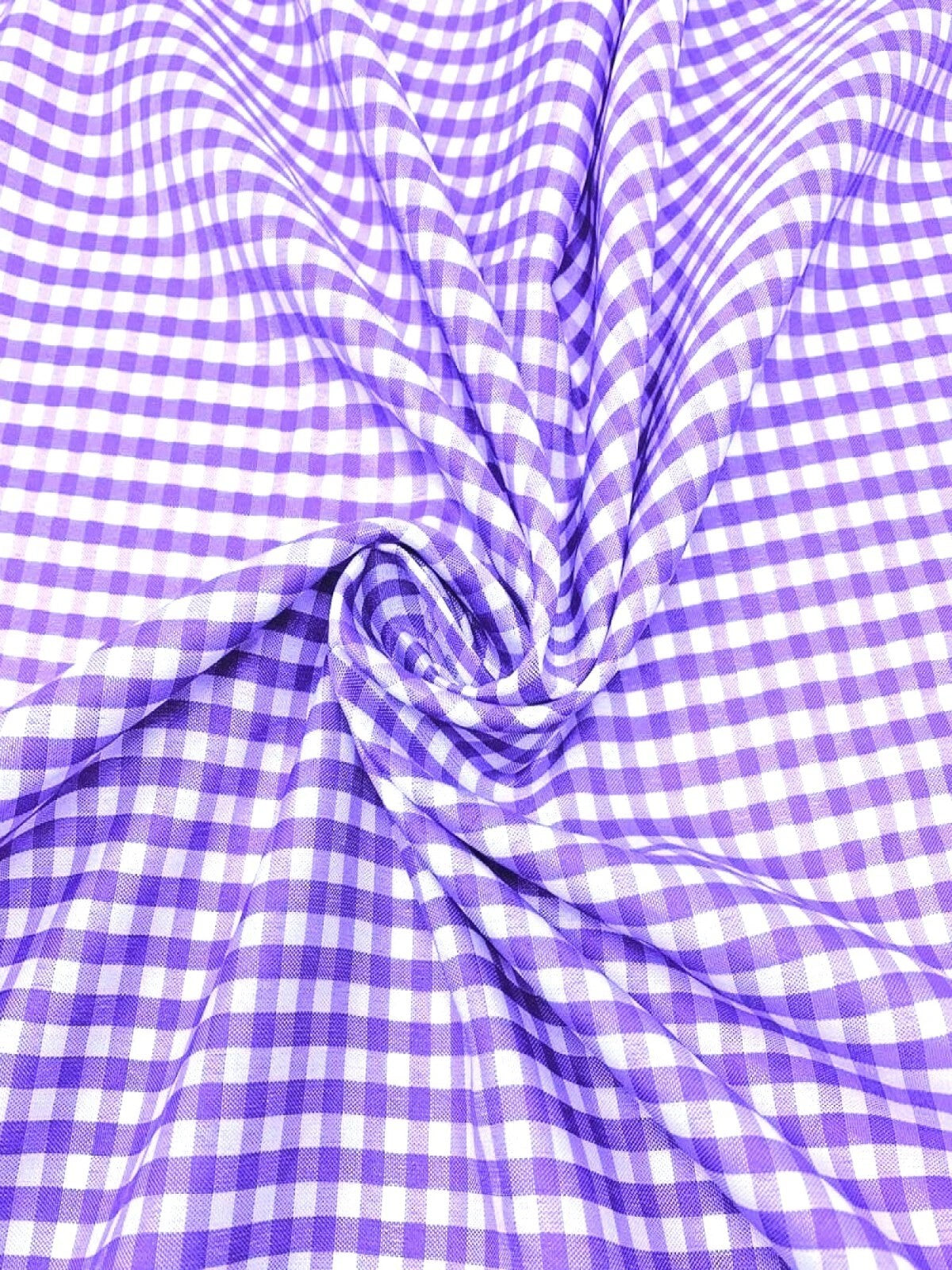 Gingham 1/4" Checkered Poly Cotton 58" Wide| New Creations Fabric & Foam Inc.