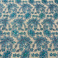 Metallic floral lace design embroidered 54" Wide | New Creations Fabric & Foam Inc.