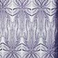 Beaded Lace Fabric, Heavy Embroidered Design on 58" Mesh for Dresses
