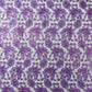Metallic floral lace design embroidered 54" Wide | New Creations Fabric & Foam Inc.