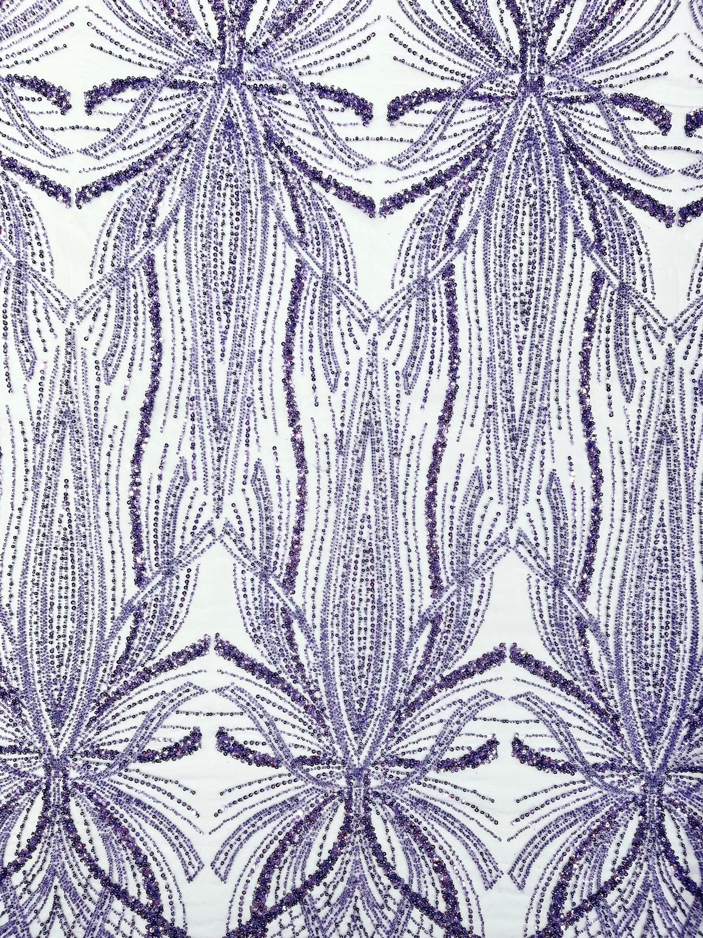 Beaded Lace Fabric, Heavy Embroidered Design on 58" Mesh for Dresses