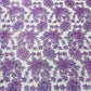 Metallic floral lace design embroidered 54" Wide | New Creations Fabric & Foam Inc.