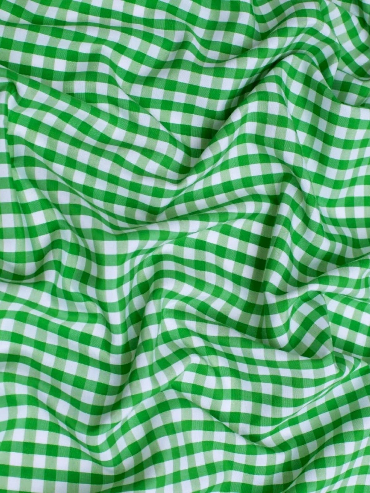 Gingham 1/4" Checkered Poly Cotton 58" Wide| New Creations Fabric & Foam Inc.