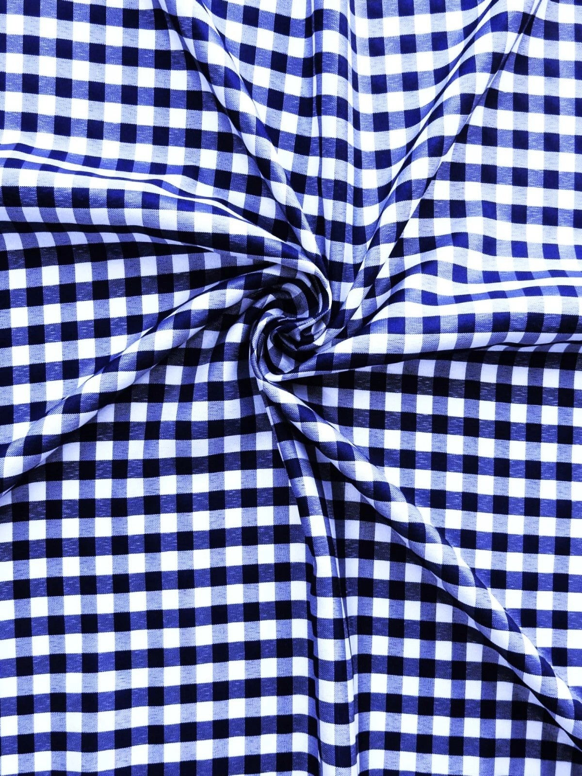 Gingham 1/4" Checkered Poly Cotton 58" Wide| New Creations Fabric & Foam Inc.