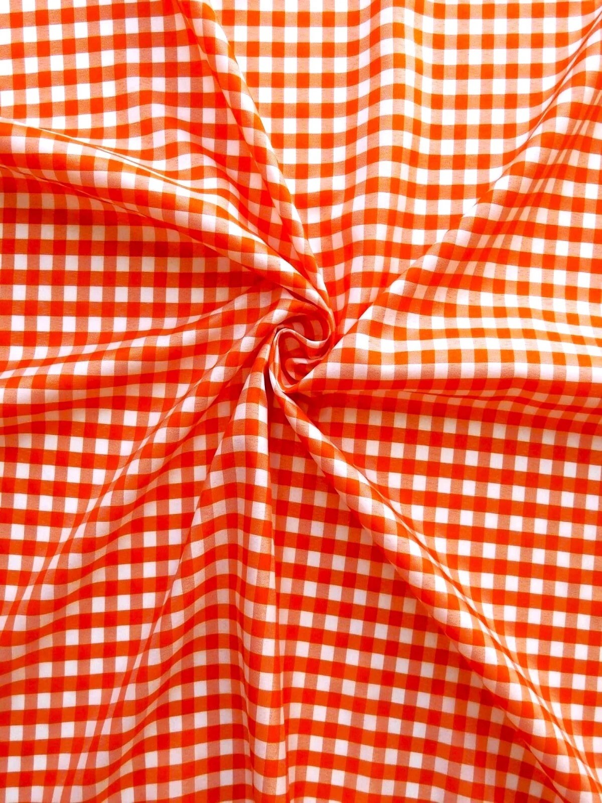 Gingham 1/4" Checkered Poly Cotton 58" Wide| New Creations Fabric & Foam Inc.