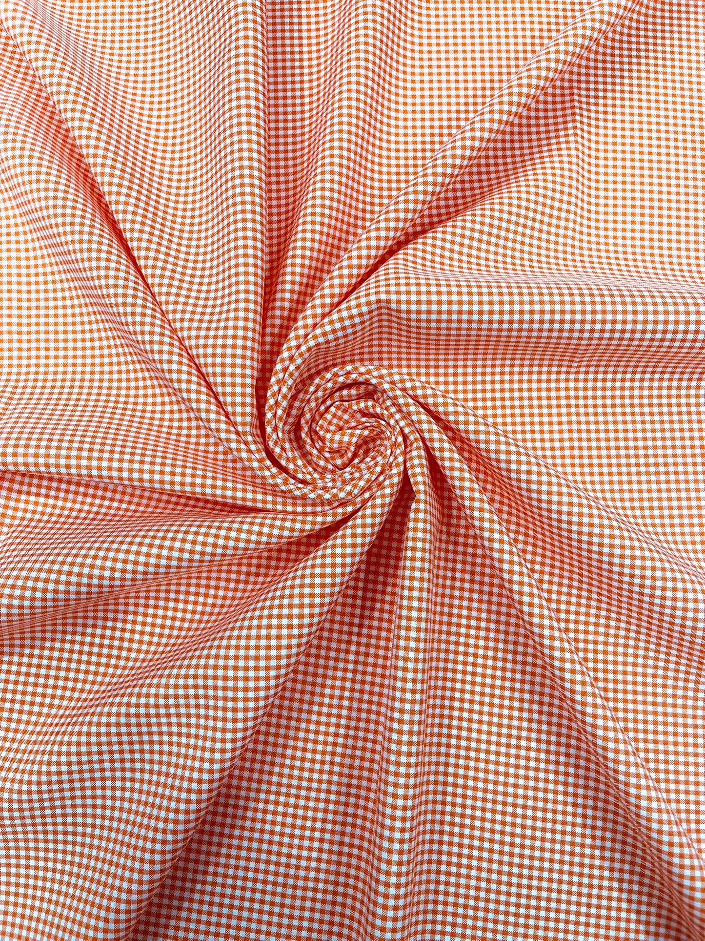 Gingham 1/8” Squares, Poly Cotton Checkered | New Creation Fabric & Foam Inc.