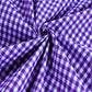 Gingham 1/4" Checkered Poly Cotton 58" Wide| New Creations Fabric & Foam Inc.