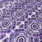 Beaded Lace Fabric, Heavy Embroidered Geometric Design on 58" Mesh