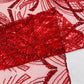 Beaded Lace Fabric, Heavy Embroidered Design on 58" Mesh for Dresses