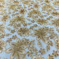 Metallic floral lace design embroidered 54" Wide | New Creations Fabric & Foam Inc.