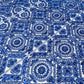 Beaded Lace Fabric, Heavy Embroidered Geometric Design on 58" Mesh