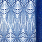 Beaded Lace Fabric, Heavy Embroidered Design on 58" Mesh for Dresses