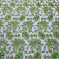 Metallic floral lace design embroidered 54" Wide | New Creations Fabric & Foam Inc.
