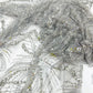 Beaded Lace Fabric, Heavy Embroidered Design on 58" Mesh for Dresses