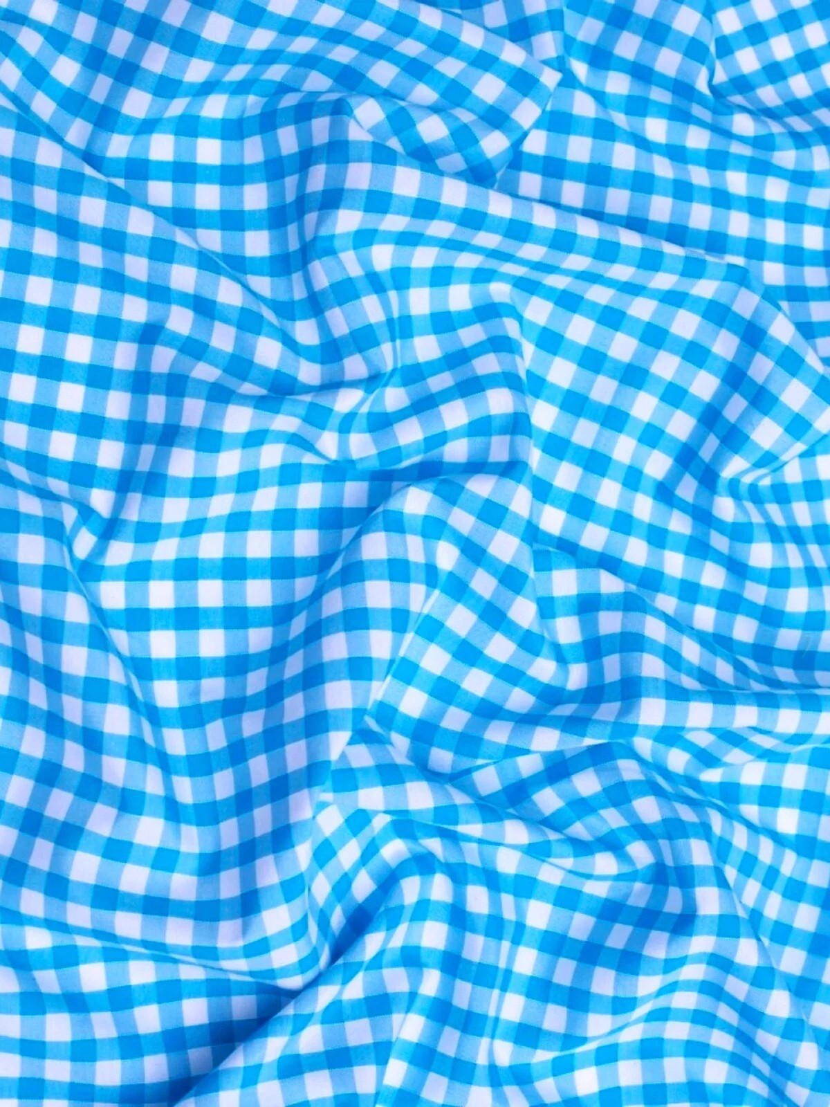 Gingham 1/4" Checkered Poly Cotton 58" Wide| New Creations Fabric & Foam Inc.