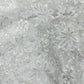 Metallic floral lace design embroidered 54" Wide | New Creations Fabric & Foam Inc.