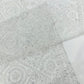 Beaded Lace Fabric, Heavy Embroidered Geometric Design on 58" Mesh