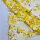 Multi Color 3d floral Daisy Design Embroider Lace 54" Wide| New Creations Fabric & Foam Inc.