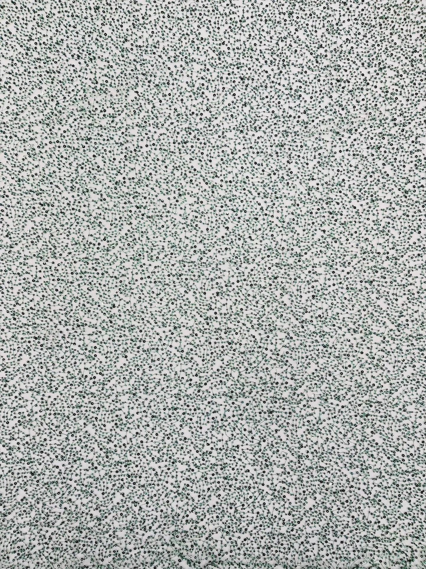 All Over Luxury Beaded Mesh with Pearls, Sequins for Wedding Dresses, Prom Gowns - New Creations Fabric & Foam Inc