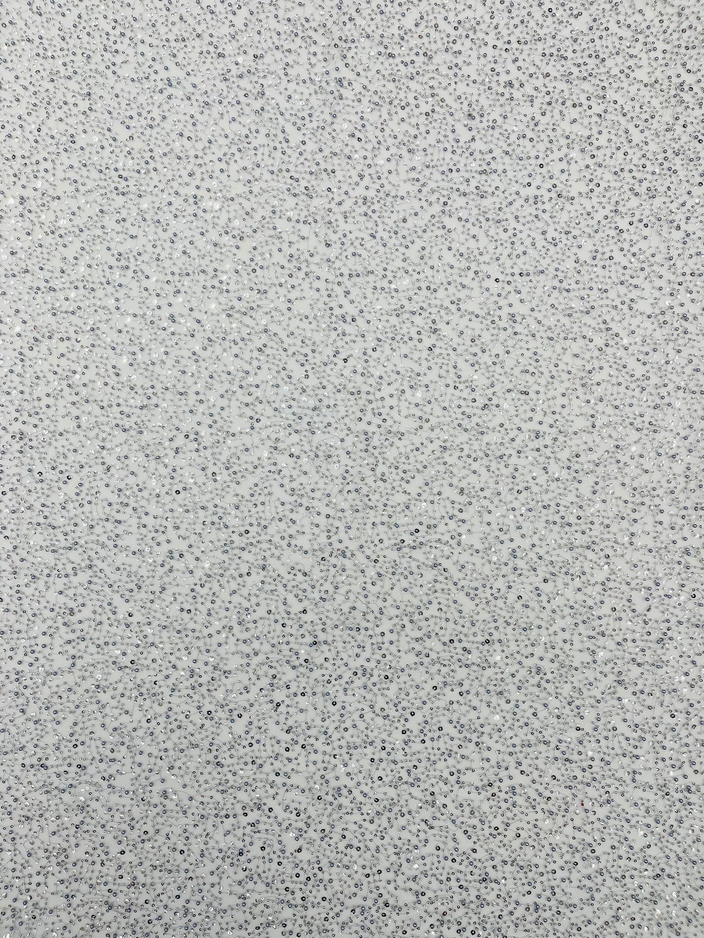 All Over Luxury Beaded Mesh with Pearls, Sequins for Wedding Dresses, Prom Gowns - New Creations Fabric & Foam Inc