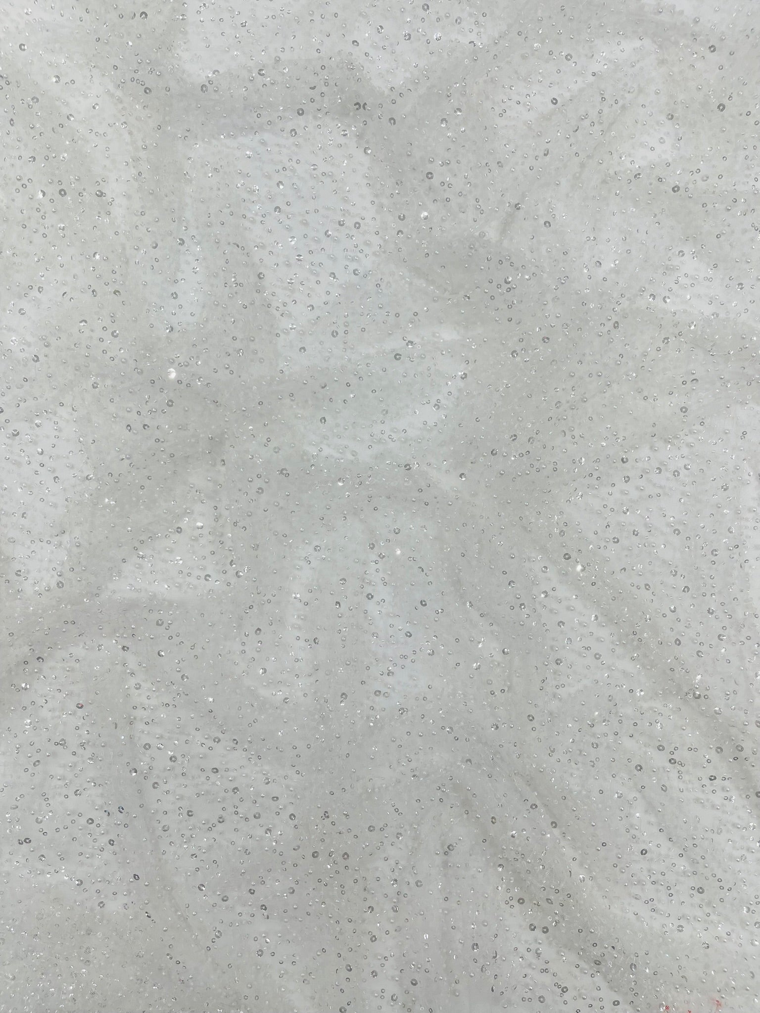 All Over Luxury Beaded Mesh with Pearls, Sequins for Wedding Dresses, Prom Gowns - New Creations Fabric & Foam Inc