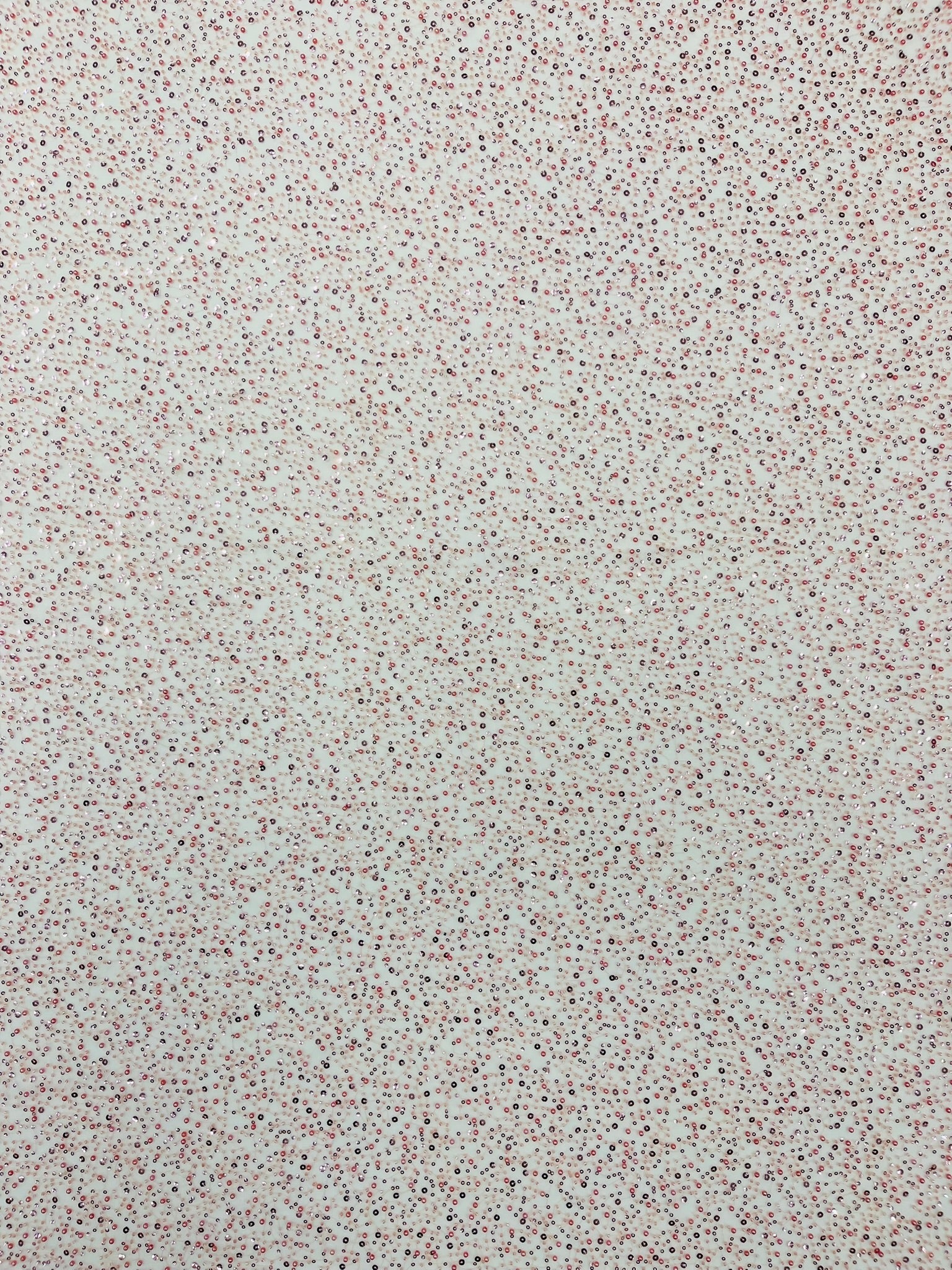 All Over Luxury Beaded Mesh with Pearls, Sequins for Wedding Dresses, Prom Gowns - New Creations Fabric & Foam Inc