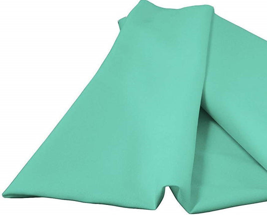 Aqua 58/59" Wide 100% Premium Woven Polyester Poplin Fabric By The Yard - New Creations Fabric & Foam Inc