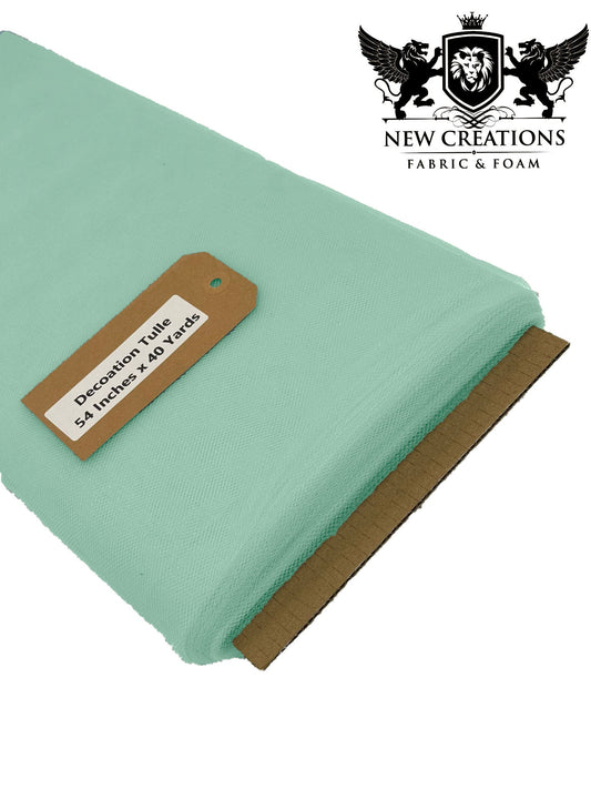 Aqua Tutu Fabric Bolt Bridal Party Wedding Decoration, Wholesale Tulle, Party, Tulle Net. - New Creations Fabric & Foam Inc