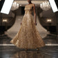 Luxury Flame Beaded Lace Fabric| Prom| Wedding| By The Yard.