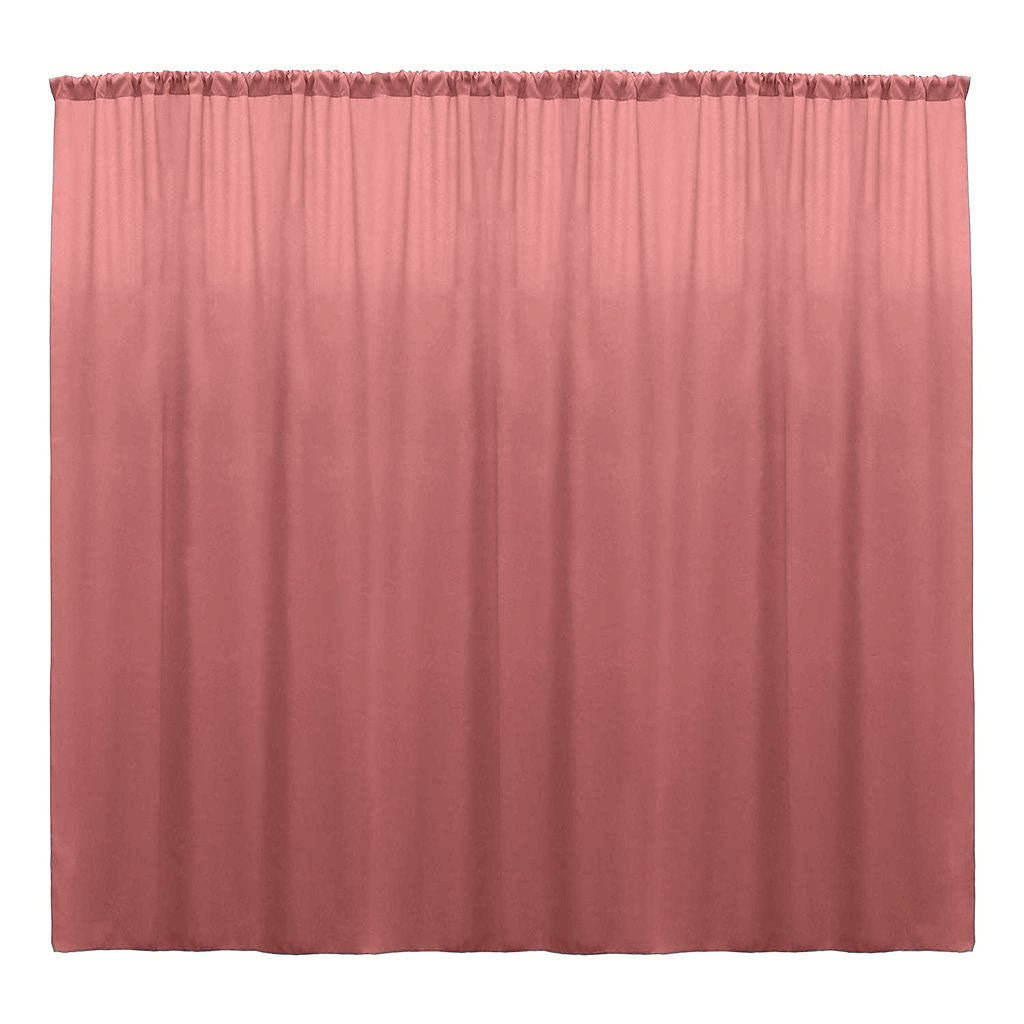 Backdrop Drape Curtain 10 Feet Wide x 10 Feet High, Polyester Poplin SEAMLESS 1 Panel. - New Creations Fabric & Foam Inc