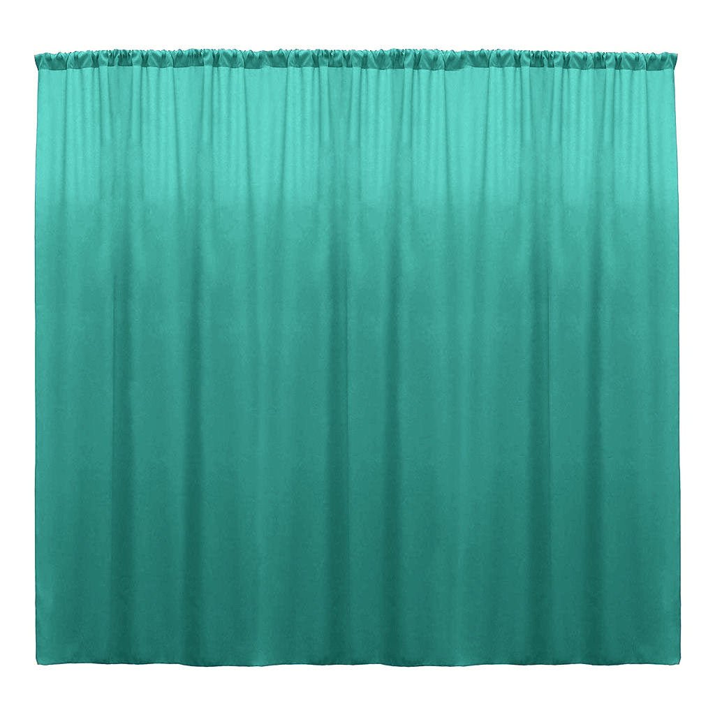 Backdrop Drape Curtain 10 Feet Wide x 15 Feet High, Polyester Poplin SEAMLESS 1 Panel. - New Creations Fabric & Foam Inc