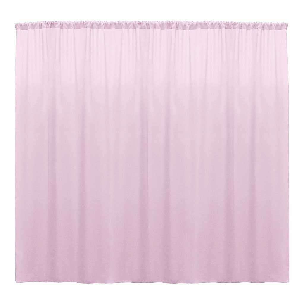 Backdrop Drape Curtain 10 Feet Wide x 15 Feet High, Polyester Poplin SEAMLESS 1 Panel. - New Creations Fabric & Foam Inc