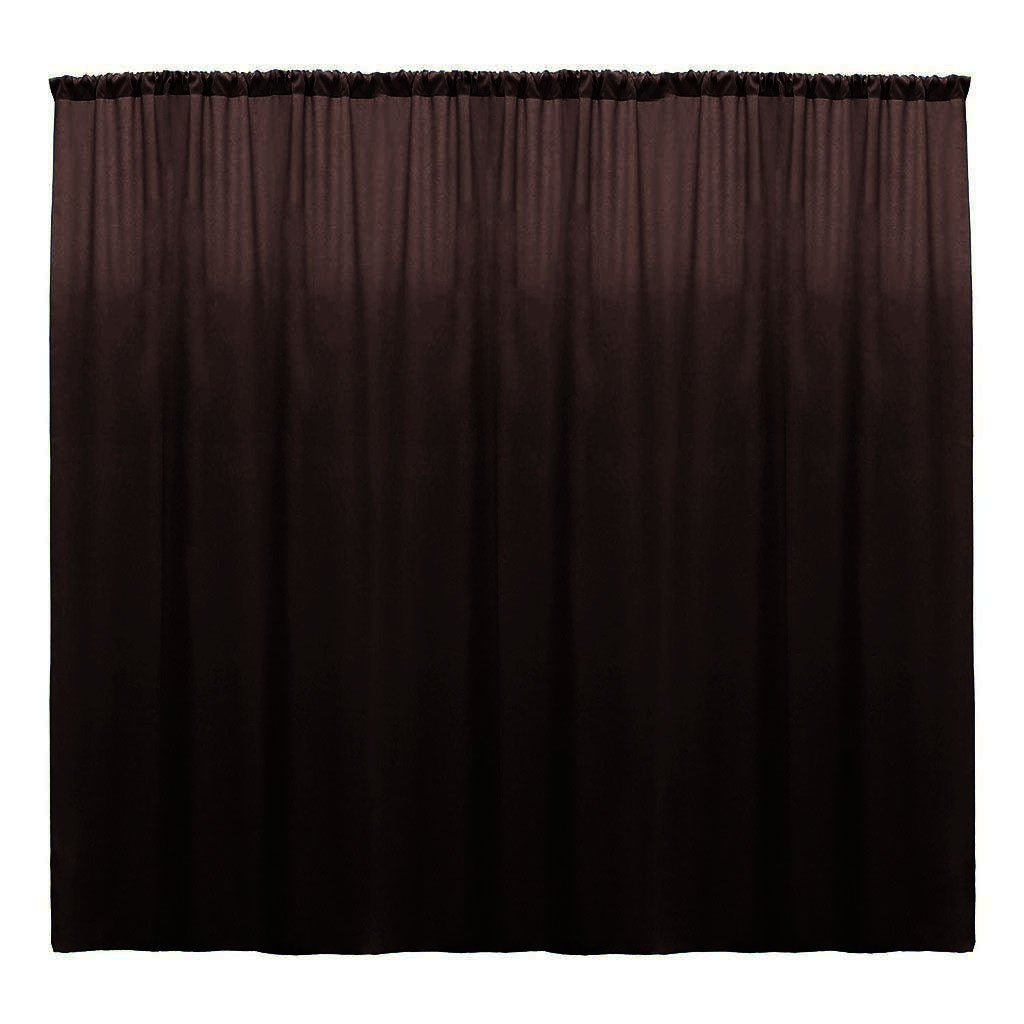 Backdrop Drape Curtain 10 Feet Wide x 15 Feet High, Polyester Poplin SEAMLESS 1 Panel. - New Creations Fabric & Foam Inc