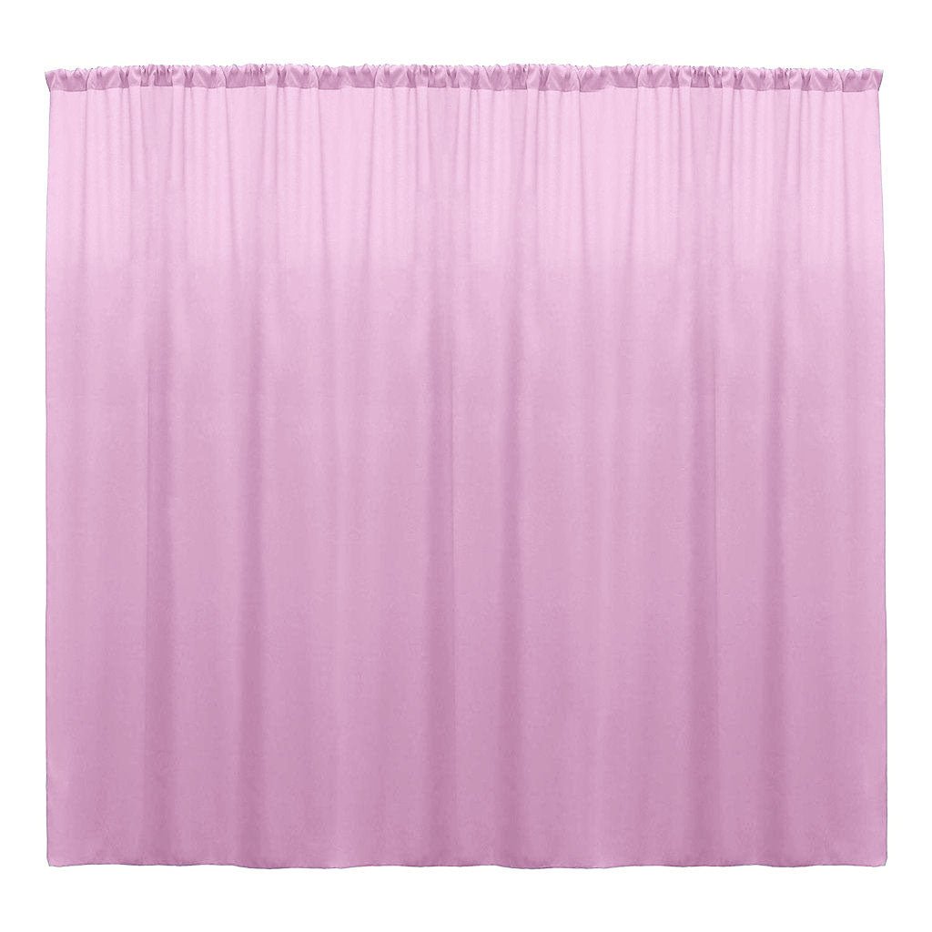 Backdrop Drape Curtain 10 Feet Wide x 15 Feet High, Polyester Poplin SEAMLESS 1 Panel. - New Creations Fabric & Foam Inc