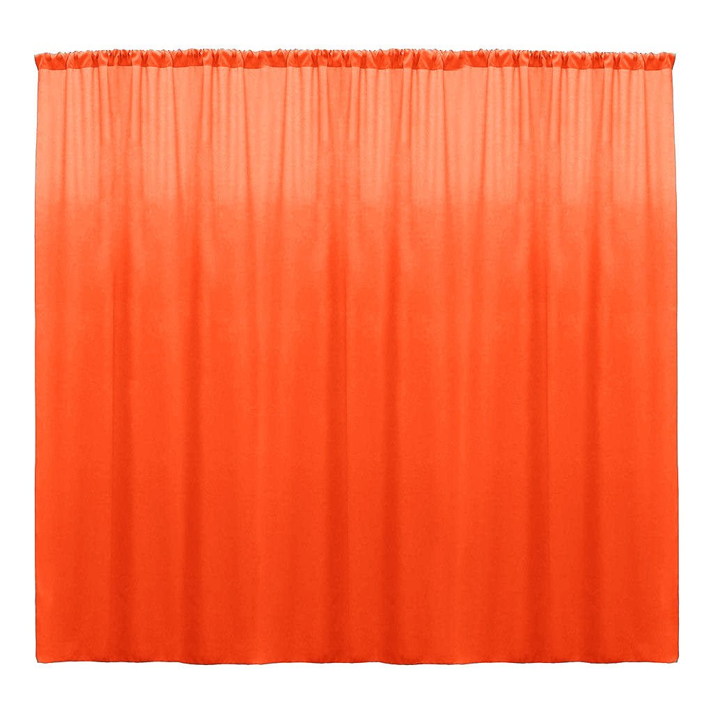 Backdrop Drape Curtain 10 Feet Wide x 15 Feet High, Polyester Poplin SEAMLESS 1 Panel. - New Creations Fabric & Foam Inc