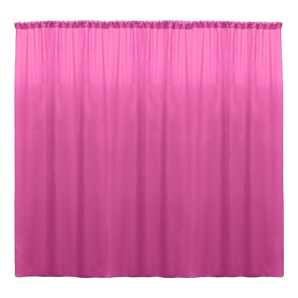 Backdrop Drape Curtain 10 Feet Wide x 20 Feet High, Polyester Poplin SEAMLESS 1 Panel. - New Creations Fabric & Foam Inc